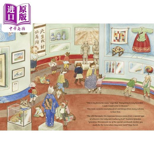 【中商原版】Cat Family at The Museum 猫猫家族的博物馆游记 英文原版 进口图书 儿童绘本 动物故事图画书 翻翻书 商品图1