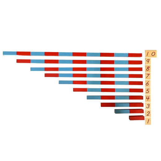 蒙氏数学教具 博苑幼儿园蒙台梭利蒙特梭利儿童玩具早教益智数棒 商品图4