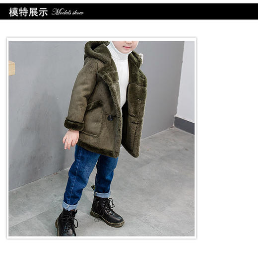 裁缝学苑 TG07儿童麂皮绒外套大衣纸样11裁剪图纸牛皮纸样 商品图7