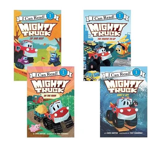【3-7岁 I Can Read精选书单】Mighty Truck 威猛卡车 4册 I Can Read 儿童启蒙分级读物 绘本故事图画书 商品图0