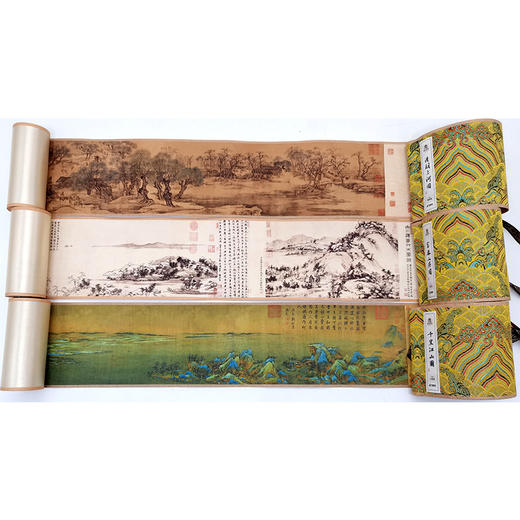 中国名画国宝三绝丝绢版 商品图4