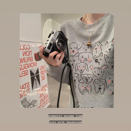 金蘑菇菇 New York S码 可爱暴击 卫衣合集/早春复古字母潮酷宽松长袖卫衣（主图1色New York） 商品图3