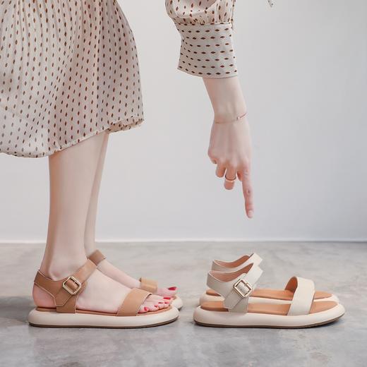 ZHR平底凉鞋女2023新款夏季女鞋轻便防滑沙滩鞋女拖鞋女外穿 商品图3