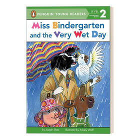 英文原版 Miss Bindergarten and the Very Wet Day - Penguin Young Readers Level2 企鹅青少分级阅读2级 英文版 进口英语原版书