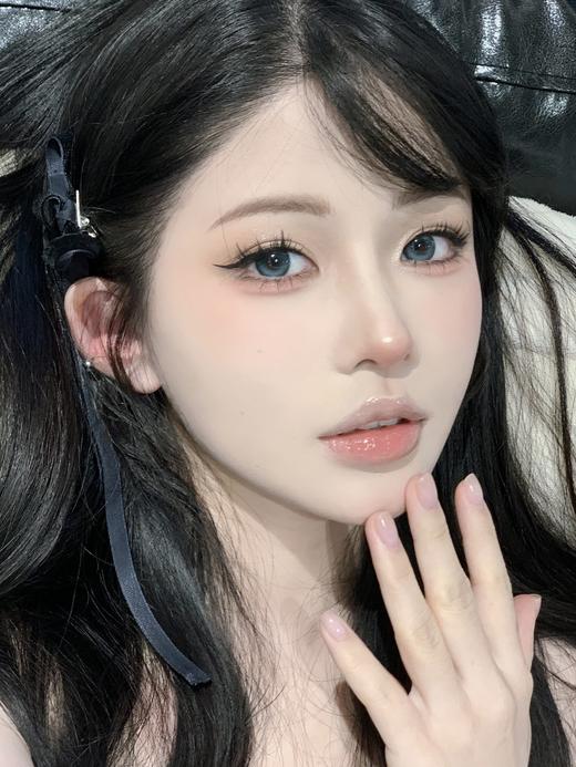 morimega日抛 晴空流星 漂亮的蓝色 14.5mm  日抛无售后！不同度数拍2盒 商品图2