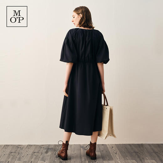 Marc O'Polo/MOP春夏兰精天丝系列灯笼袖连衣裙女士	352190A2105Q 商品图3