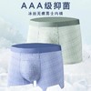 男士锦纶冰丝轻盈格纹裤抑菌平角内裤43004 商品缩略图3