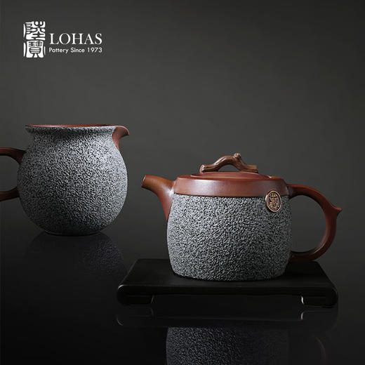 【特惠6折，仅1套，无货退款】陆宝陶瓷功夫茶具套装轻奢高档家用办公室茶器一壶六杯 泉林雅集 商品图4