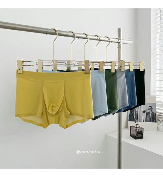 老米优品/3-5天！男士bi备夏日定制款，3条装《超薄网眼冰丝桑蚕丝底档超薄无痕内裤N86024》chao轻薄，chao透气，穿上瘾的宝藏款！NK230419A 商品图7