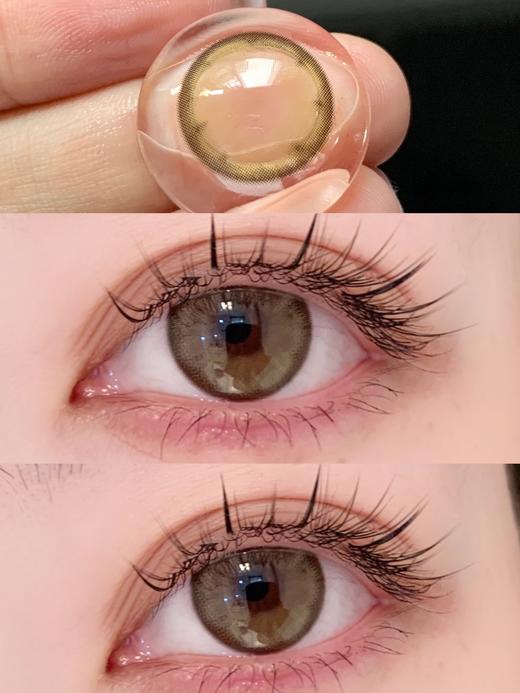 leenscolor 小棕绿 14.2mm 年抛 含硅水凝胶 商品图4