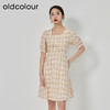 oldcolour2023夏季新款甜美气质小个子短款格纹连衣裙GN21101708 商品缩略图2