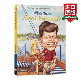 英文原版 Who Was JOHN F. KENNEDY 谁是约翰肯尼迪 政治军事领l袖系列 英文版 进口英语原版书籍