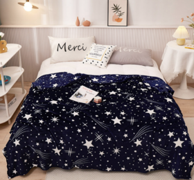 【团购展示】欧典随心毯PG-T-XW17104 跳跳龙-蓝