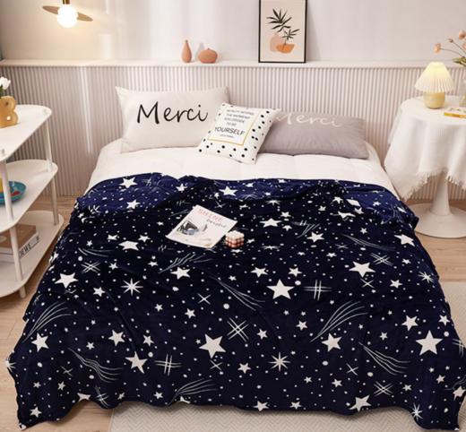 【团购展示】欧典随心毯PG-T-XW17104 跳跳龙-蓝 商品图0