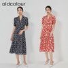 oldcolour2023夏新款度假风气质高级感长款碎花连衣裙GN21101749 商品缩略图2