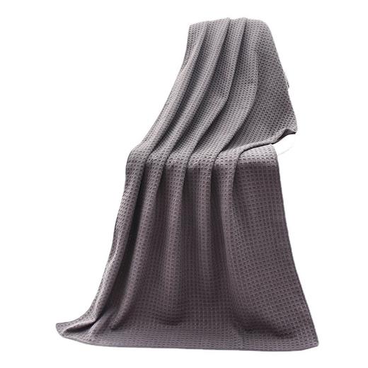 华夫格浴巾成人吸水速干不掉毛 洗脸毛巾洗澡浴巾柔软亲肤 商品图4