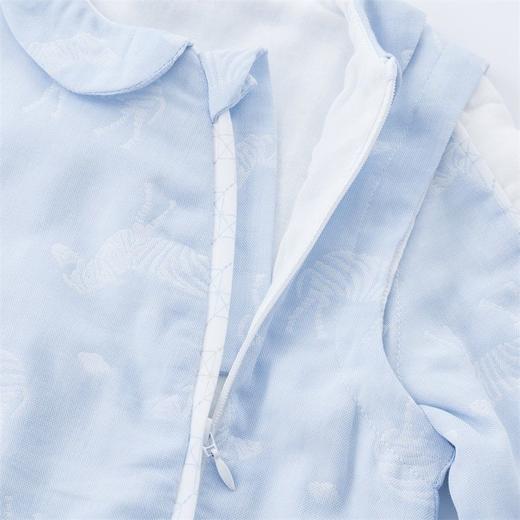 贝贝怡宝宝纯棉纱布分腿睡袋夏季透气可拆袖儿童四季通用防踢被 商品图7