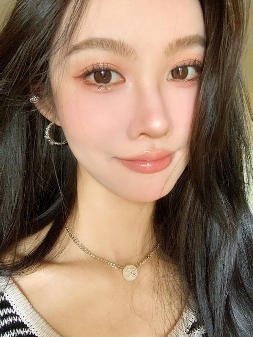 leenscolor 杨梅冰 棕 好乖啊  14.2mm 年抛 含硅水凝胶 商品图3