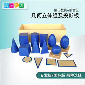 蒙氏数学教具 幼儿园蒙台梭利蒙特梭利儿童玩具 早教 几何立体组