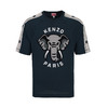 【超惠秒】KENZO 高田贤三 男士灰象针织雕花logo深蓝色百搭短袖T恤 11231 商品缩略图0