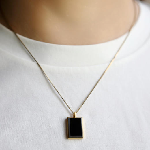 高冰种墨翠平安无事牌兔年生肖18k黄金镶嵌 商品图9