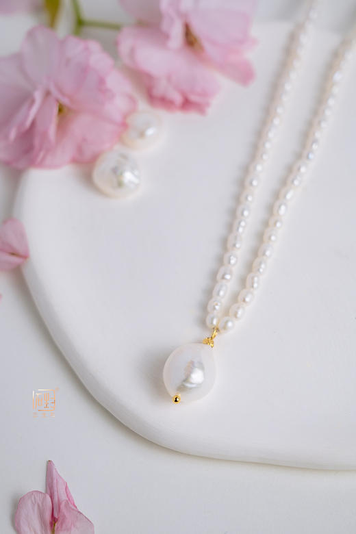 高品质巴洛克珍珠米珠项链 商品图2