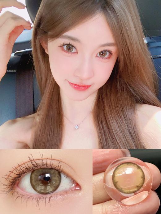 leenscolor 小棕绿 14.2mm 年抛 含硅水凝胶 商品图3