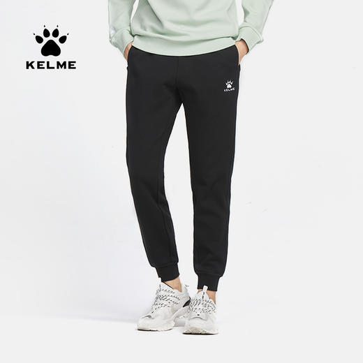 KELME卡尔美束脚收口长裤女春秋新款休闲百搭宽松针织运动卫裤子 商品图0