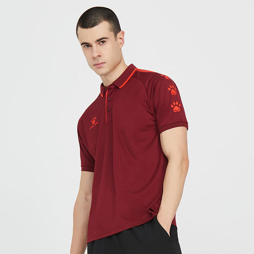 KELME卡尔美足球训练运动Polo衫短袖男士休闲宽松上衣夏季透气T恤 商品图3
