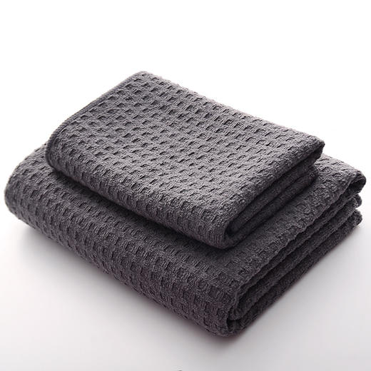 华夫格浴巾成人吸水速干不掉毛 洗脸毛巾洗澡浴巾柔软亲肤 商品图8