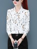 SMZ6031 雪纺衬衫女士2023新款春季小衫气质洋气春装上衣时尚打底长袖衬衣 商品缩略图0