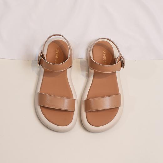 ZHR平底凉鞋女2023新款夏季女鞋轻便防滑沙滩鞋女拖鞋女外穿 商品图2