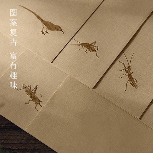 【庆学堂】买一送一 蜡染麻布纹宣纸 信笺画笺复古 练习纸 书法作品专用纸 半生熟 古风 商品图2