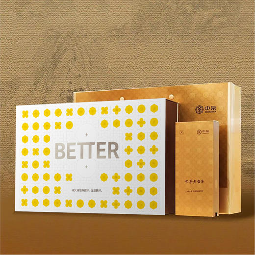 中茶七年老白茶茶叶礼盒 商品图1
