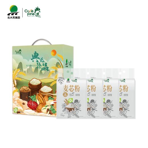 杞冠臻选 | 北大荒·典选面粉礼盒1kg*4 源头好水和好面 商品图4