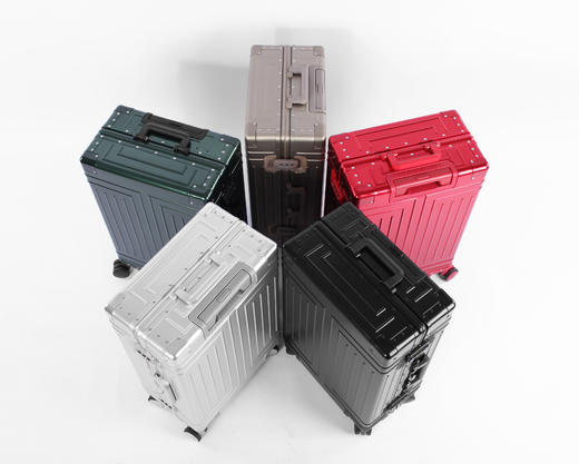 自然醒1809全铝镁合金拉杆箱22寸女铝框行李箱万向轮男金属硬26旅行箱子ZT 商品图8