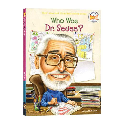 英文原版 Who Was DR. SEUSS 知名作家系列 谁是苏斯博士 儿童科普人物传记 英文版 进口英语原版书籍 商品图1