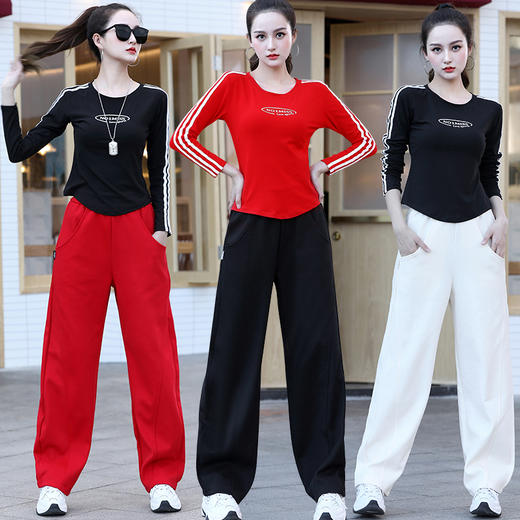 休闲印花字母套装（长短袖皆有） 商品图4