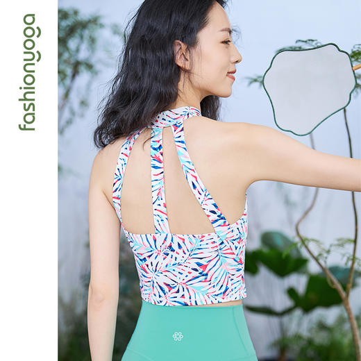 凡圣瑜伽春夏新中式印花背心F13221 商品图12