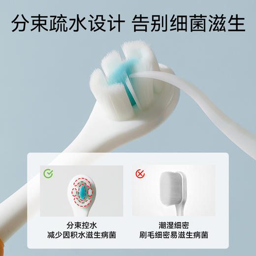 儿童牙刷软毛0-1-2-3到6一12岁半以上小孩婴儿乳牙宝宝婴幼儿牙膏 商品图2