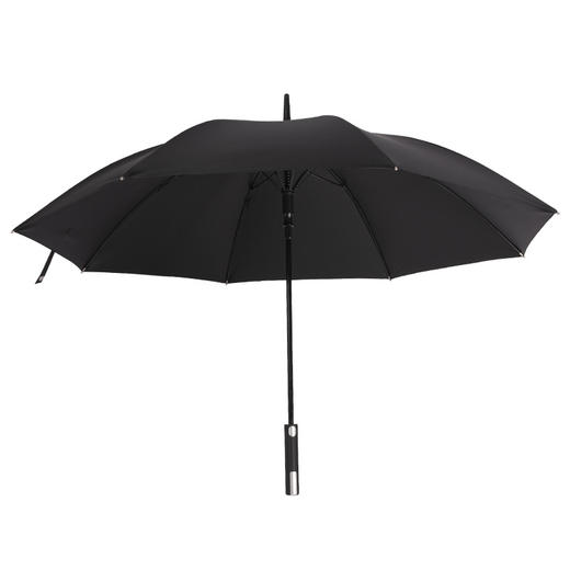 「双层伞面！8骨加大」新款创意高尔夫雨伞 居家日用配色手柄商务黑胶自动晴雨伞加大 商品图3