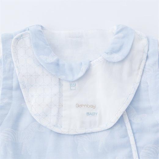 贝贝怡宝宝纯棉纱布分腿睡袋夏季透气可拆袖儿童四季通用防踢被 商品图5