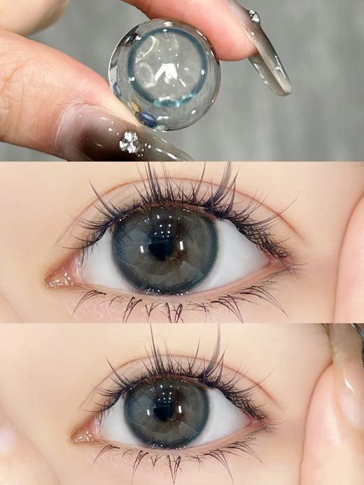 leenscolor 蝶豆花 灰蓝 14.2mm 年抛 含硅水凝胶 商品图5