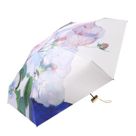 油画黑胶伞，晴雨两用，小巧便携
 商品图6