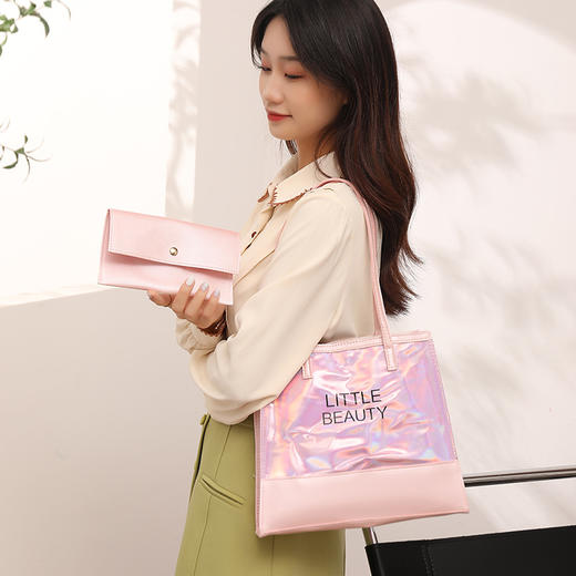 【服装鞋包】韩版女士大包包女bags印花字母托特包小众大容量单肩手提包 商品图3