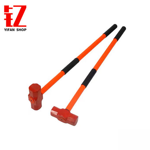 塑料防震柄大锤 长柄八角锤 8LB/10LB/12LB/14LB/16LB 商品图0