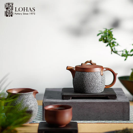 【特惠6折，仅1套，无货退款】陆宝陶瓷功夫茶具套装轻奢高档家用办公室茶器一壶六杯 泉林雅集 商品图3