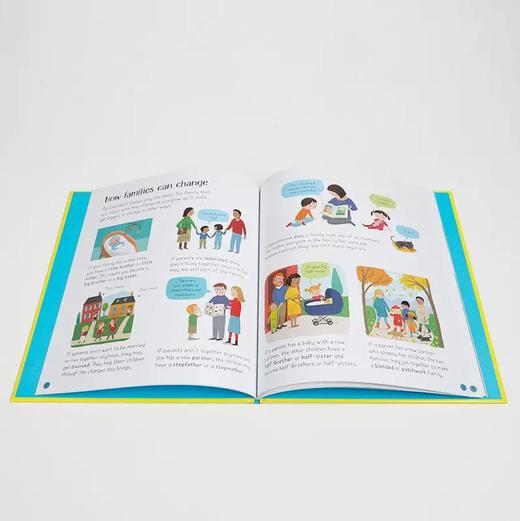 Usborne尤斯伯恩英文原版绘本All About Families关于家庭关系 商品图2