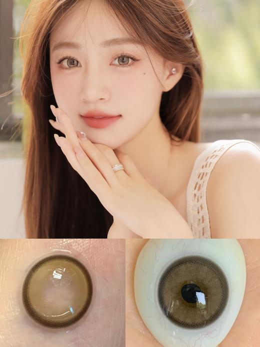 leenscolor 奶油棕 14.2mm 年抛 含硅水凝胶 商品图7