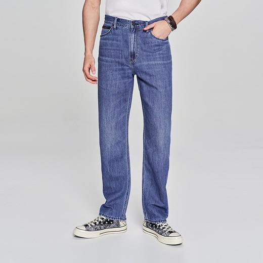 Lee商场同款23春夏新品753舒适中蓝色男牛仔裤凉凉裤LMB100753101249A02959 商品图2